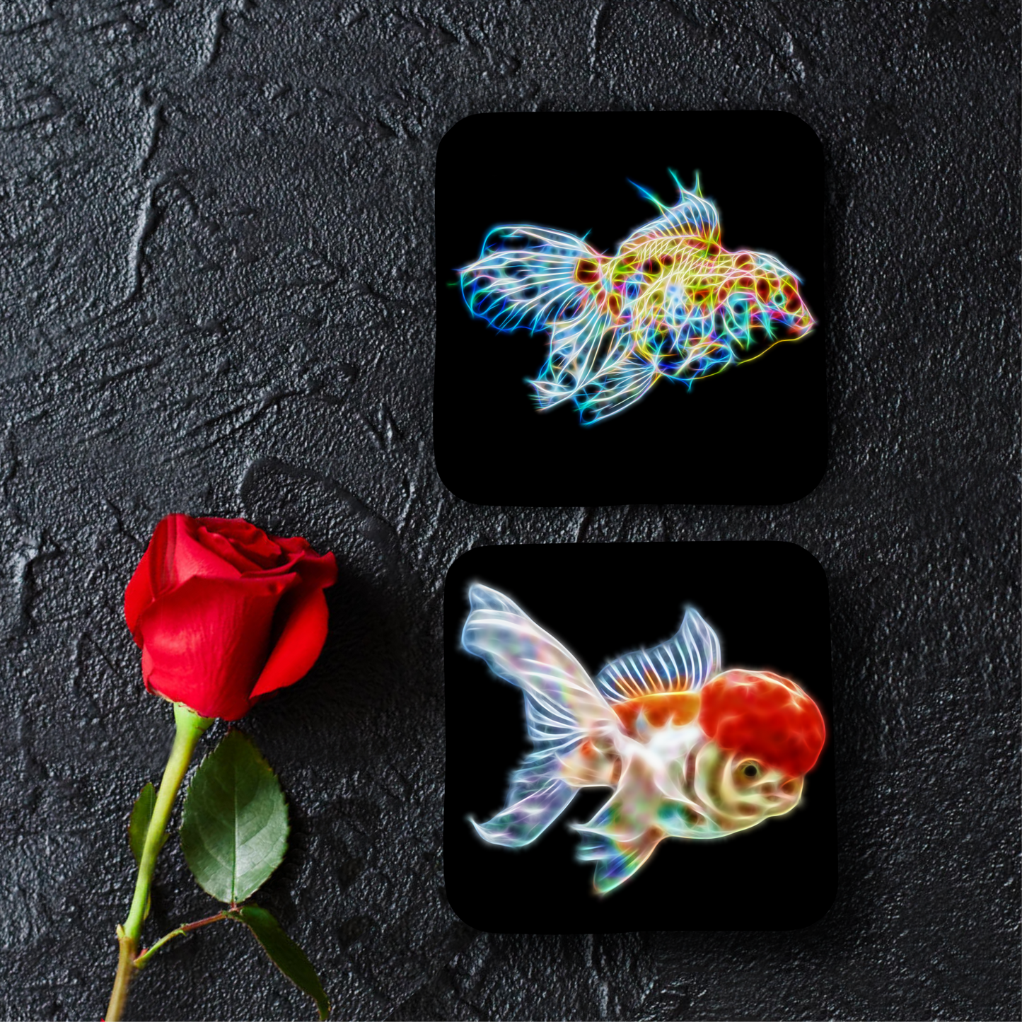Goldfish Coasters - Various Designs