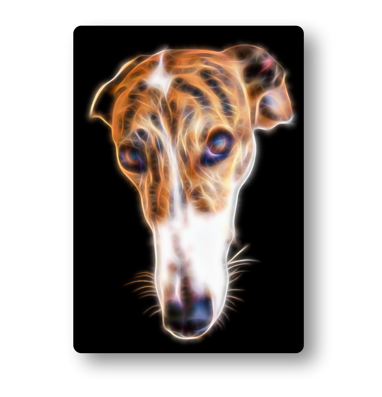 Greyhound Metal Wall Plaque