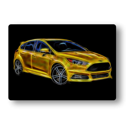 Ford Focus ST MK3 Aluminium Metal Wall Plaque
