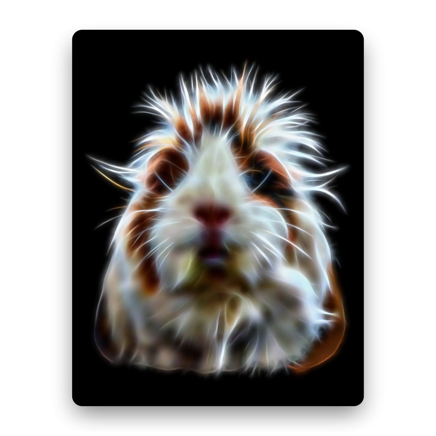 Guinea Pig Metal Wall Plaque