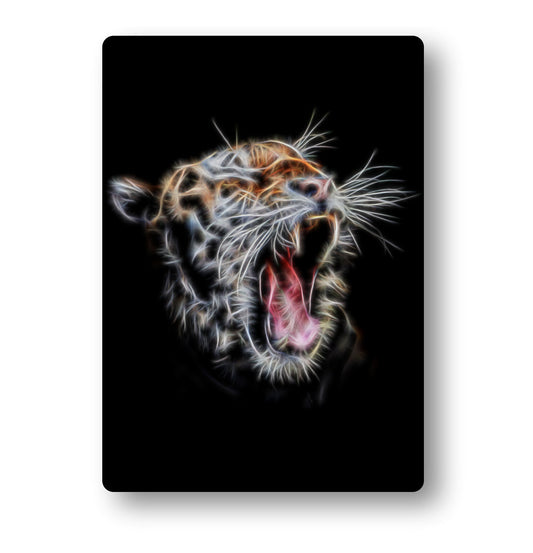Tiger Aluminium Metal Wall Plaque