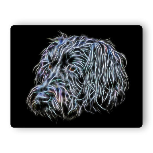 Schnoodle Metal Wall Plaque #1 with Stunning Fractal Art Design. Also available as Mouse Pad, Keychain or Coaster.