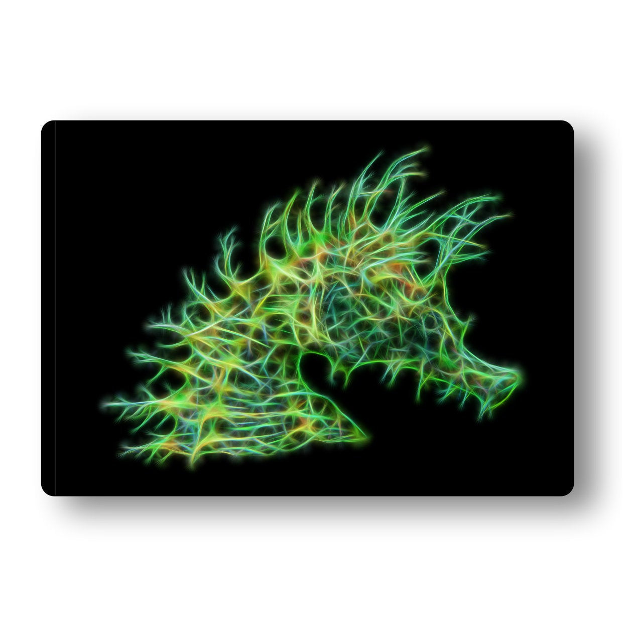 Thorny Seahorse Metal Wall Plaque