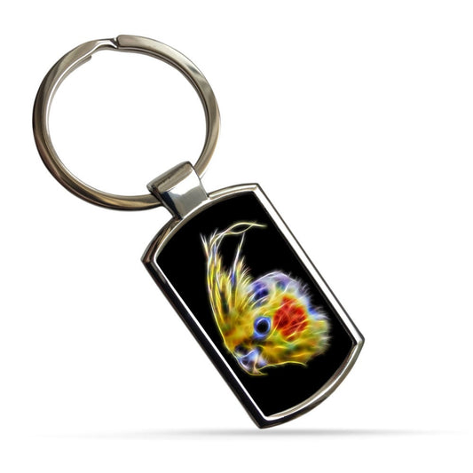Bird Keychain including Parrots, Hawk, Finch, Eagle, and Budgie. A Perfect Gift for Avian Lover.