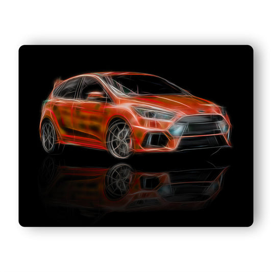 Ford Focus RS Car Aluminium Metal Wall Plaque