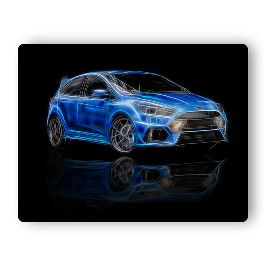 Ford Focus RS Car Aluminium Metal Wall Plaque