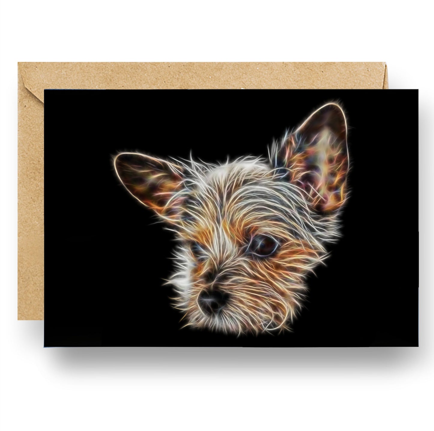 Chorkie Greeting Card Blank Inside for Birthdays or any other Occasion