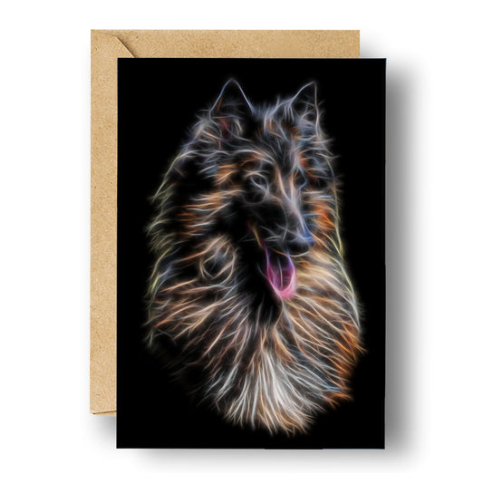 Belgian Tervuren Belgian Shepherd Blank Greeting Card