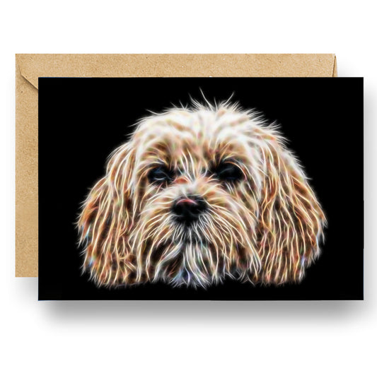 Cavachon Greeting Card Blank Inside for Birthdays or any other Occasion