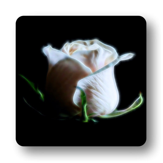 Rose Coasters with Stunning Fractal Art Design.