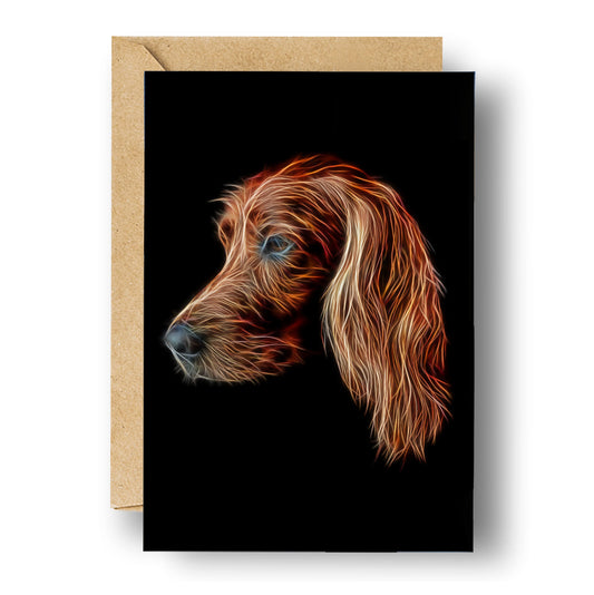 Irish Setter Greeting Card