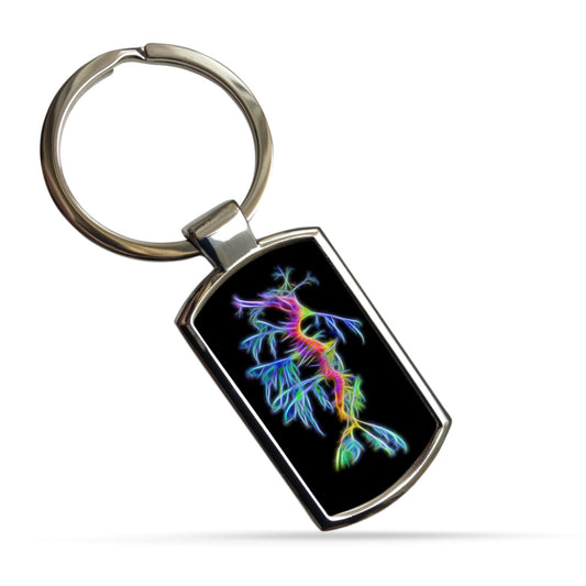 Seadragon Metal Rectangle Keyring