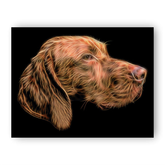 Hungarian Vizsla Print with Stunning Fractal Art Design. Various Sizes Available