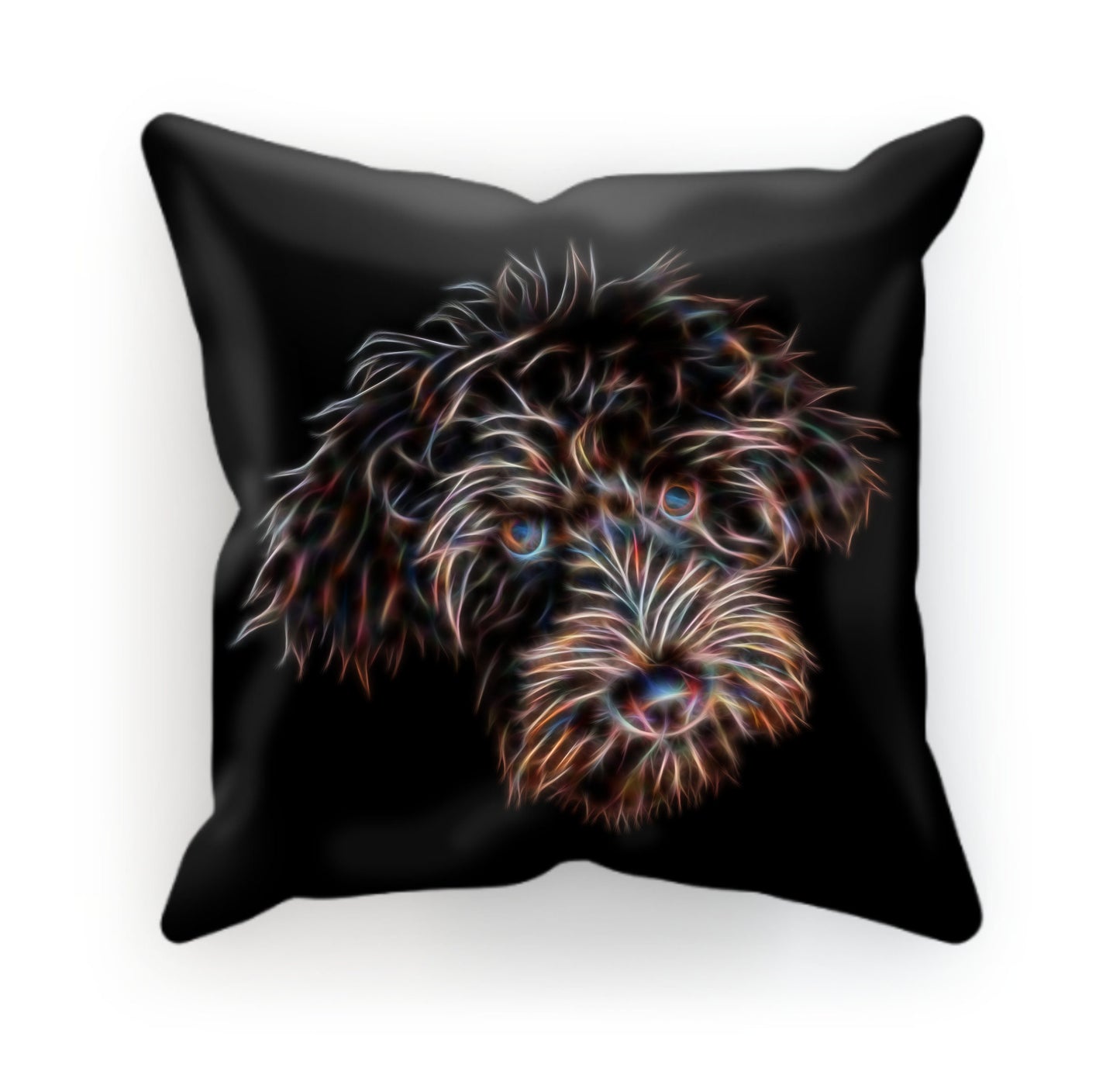 Chocolate Labradoodle Cushion and Insert