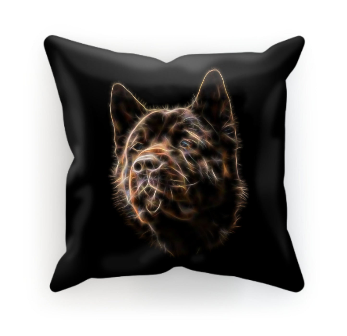 Brown American Akita Cushion and Insert