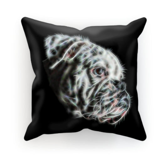 White English Bulldog Cushion and Insert