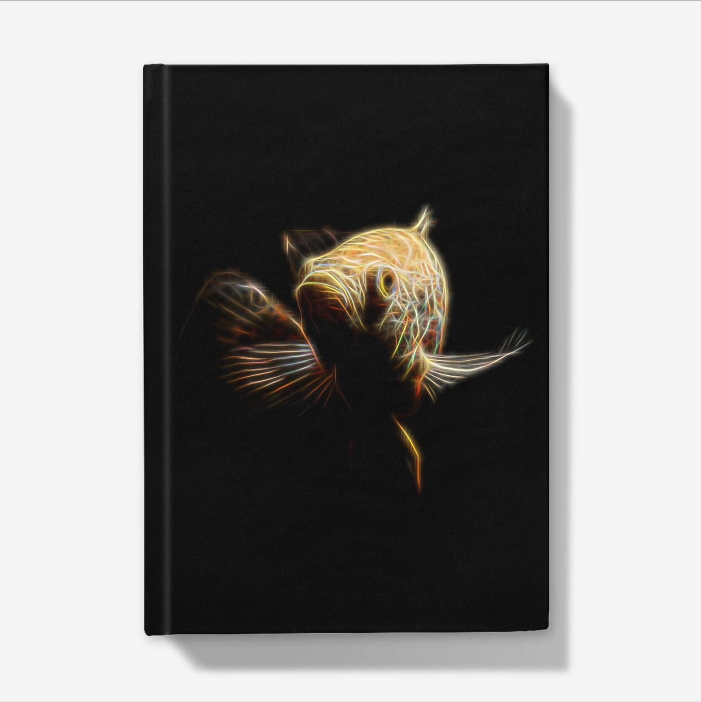 Oscar Cichlid A5 Hardback Journal with Stunning Fractal Art Designs.