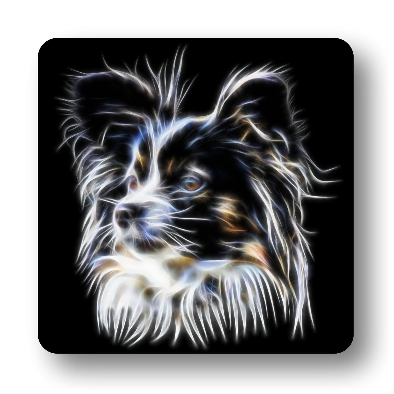 Toy Dog Breed Coaster. Various Breeds including Affenpinscher Chihuahua Coton King Charles Papillon Pug Yorkie and more