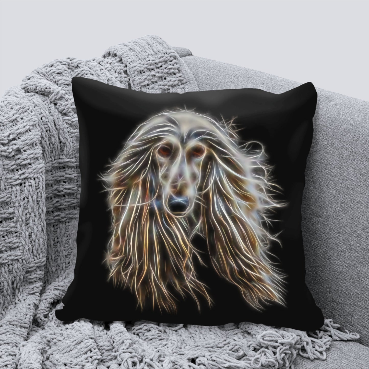 Afghan Hound Cushion and Insert