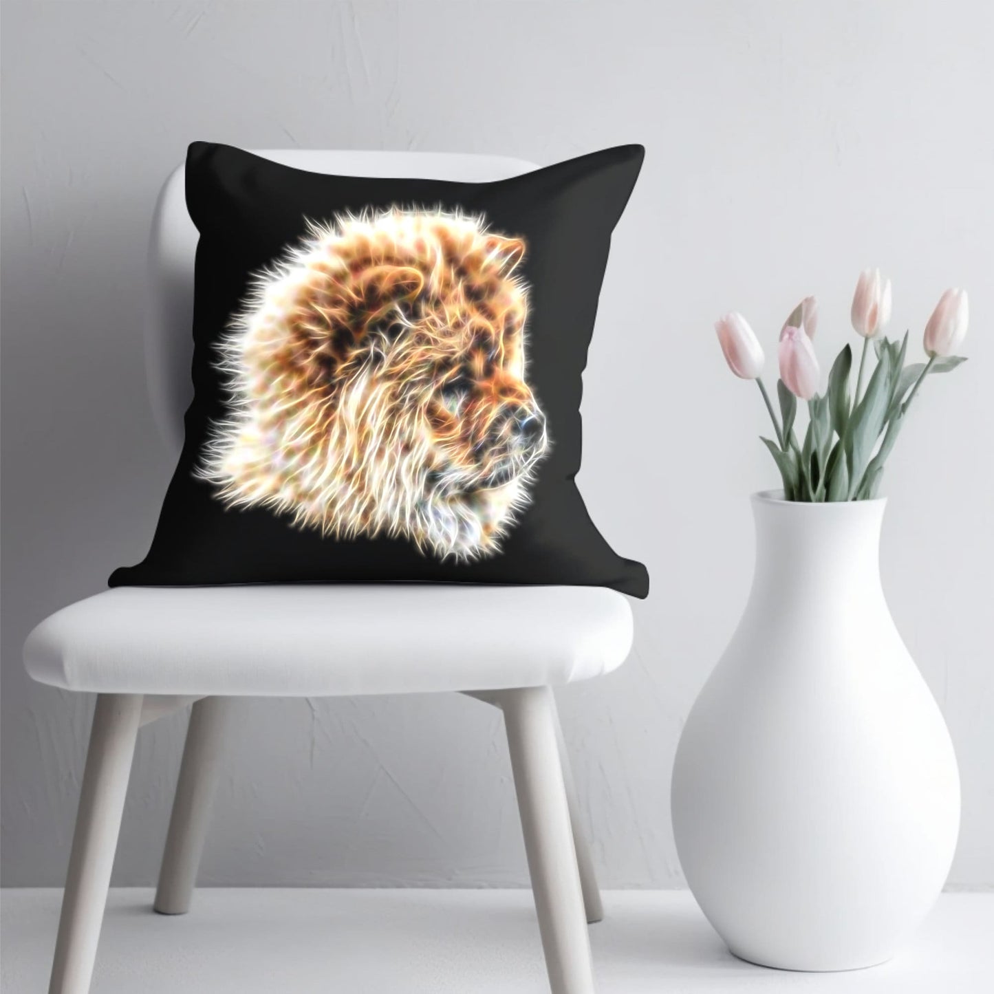 Fawn Chow Chow Cushion and Insert