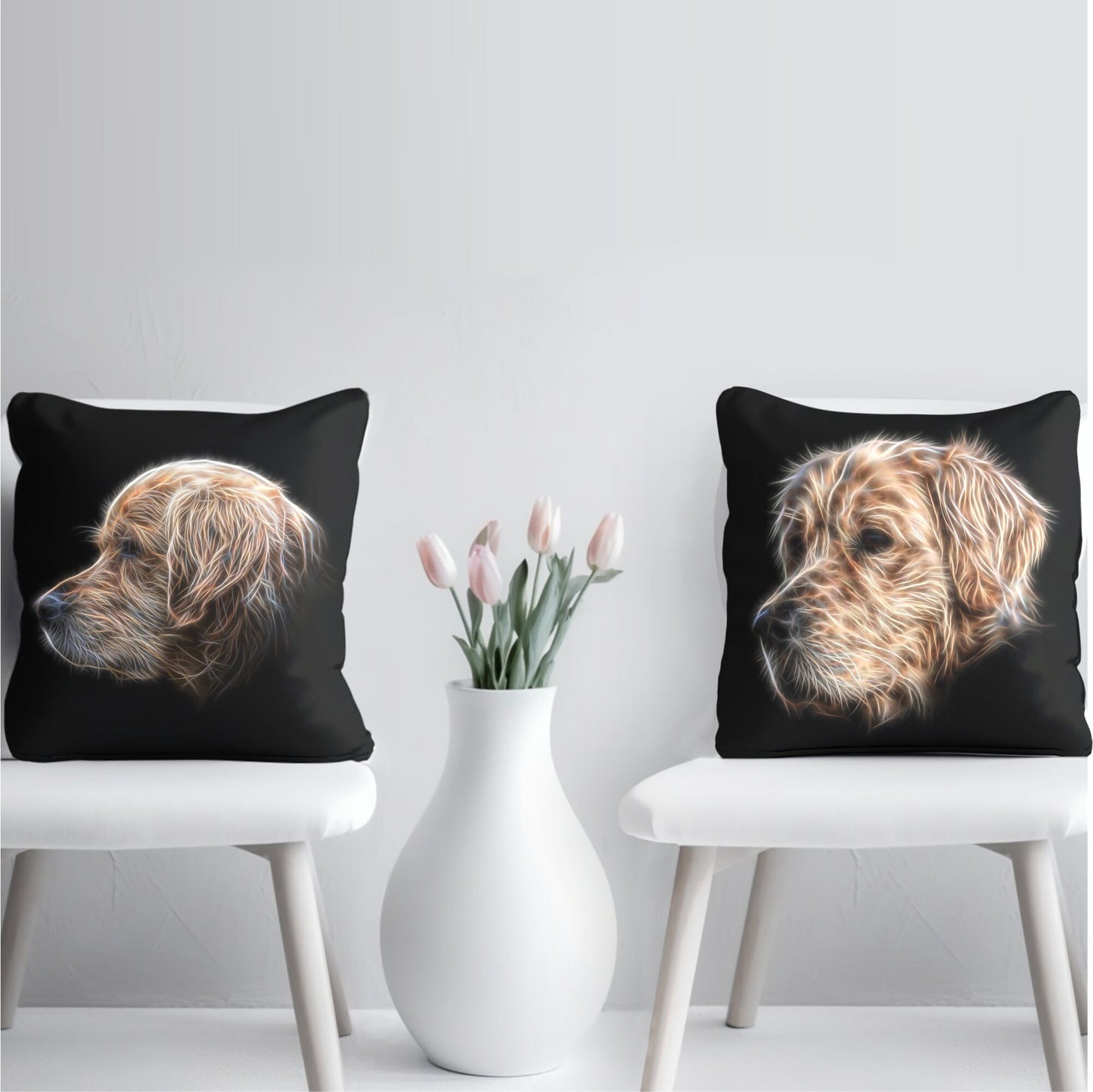 Golden Retriever Cushion and Insert