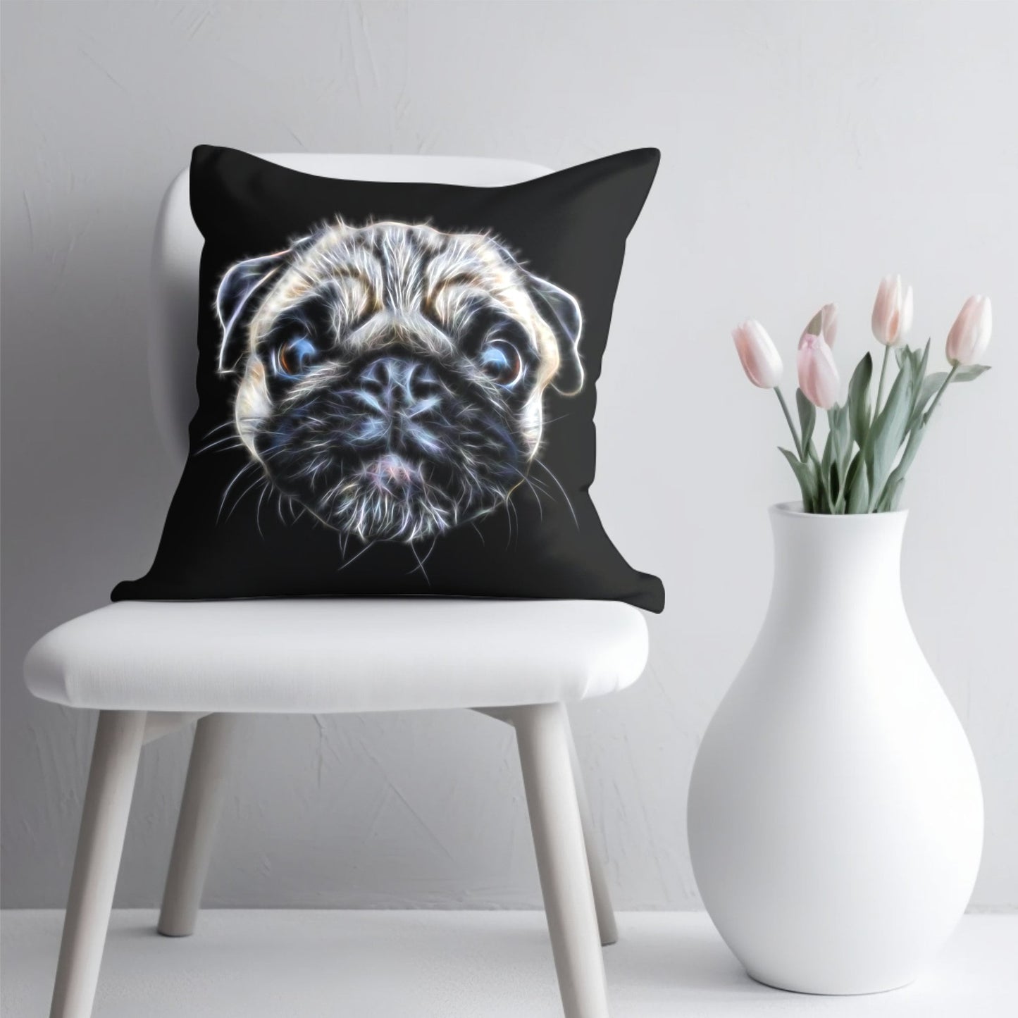 Pug Cushion and Insert