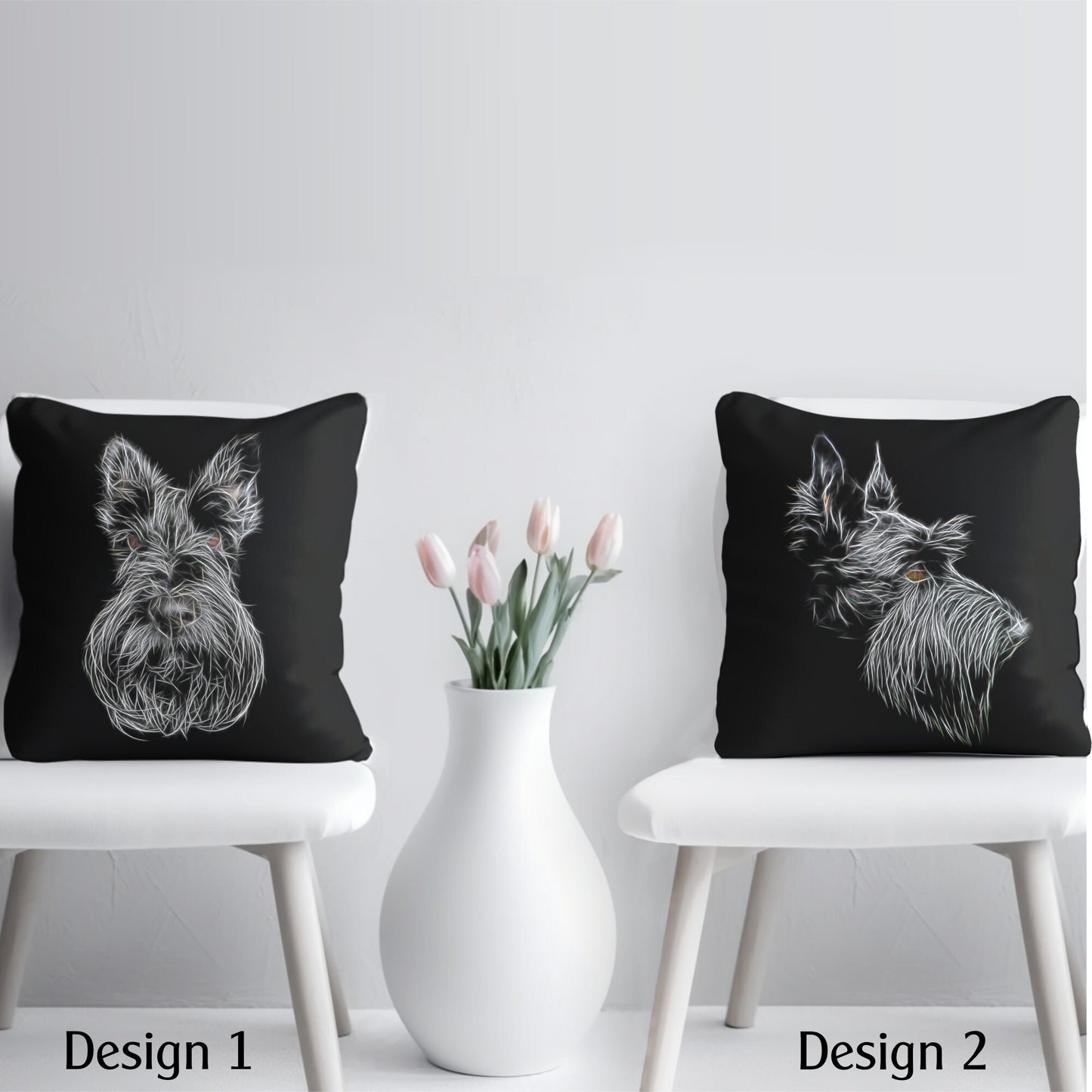 Scottish Terrier Cushion and Insert