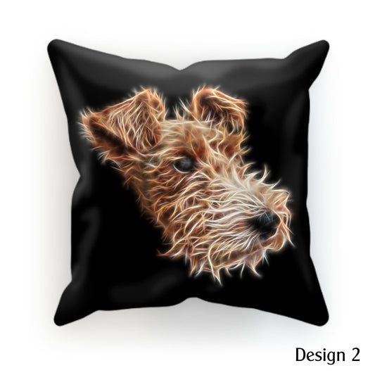 Wire Haired Fox Terrier Cushion PILLOW