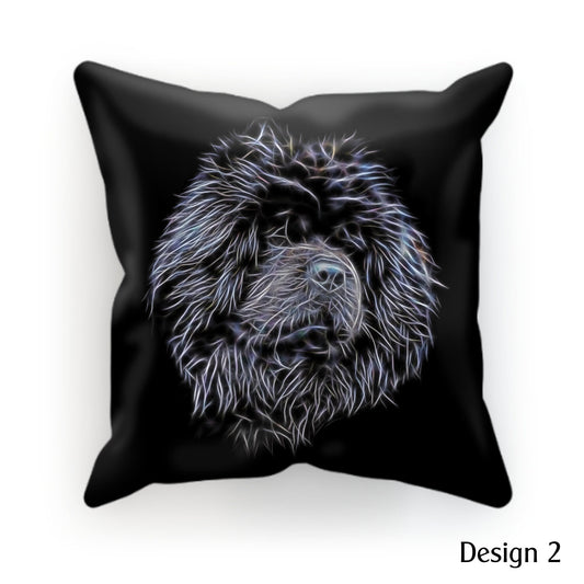 Black Chow Chow Cushion