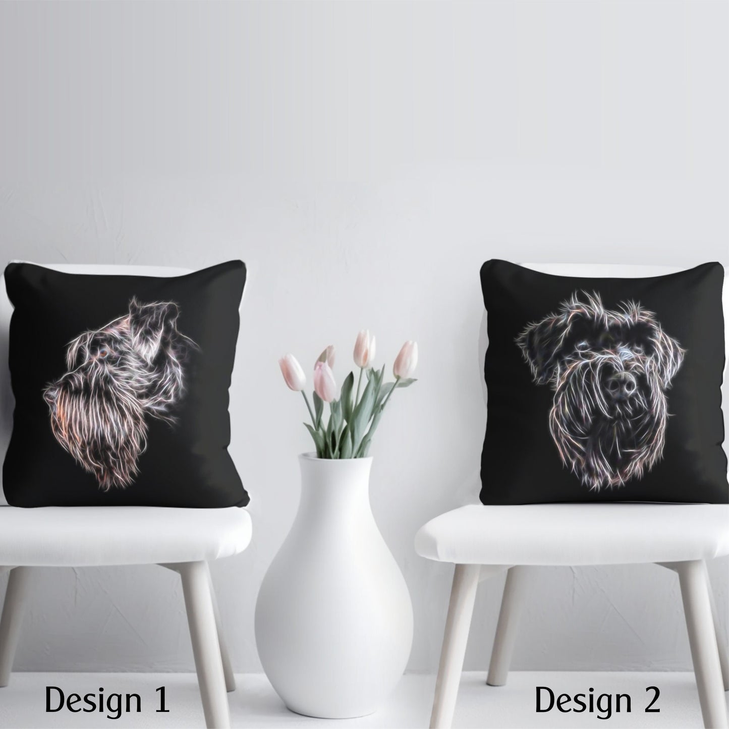 Black Schnauzer Cushion