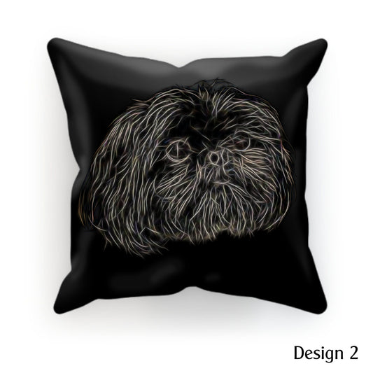 Black Shih Tzu Cushion