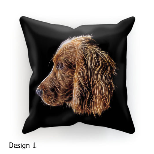 Red English Cocker Spaniel Cushion