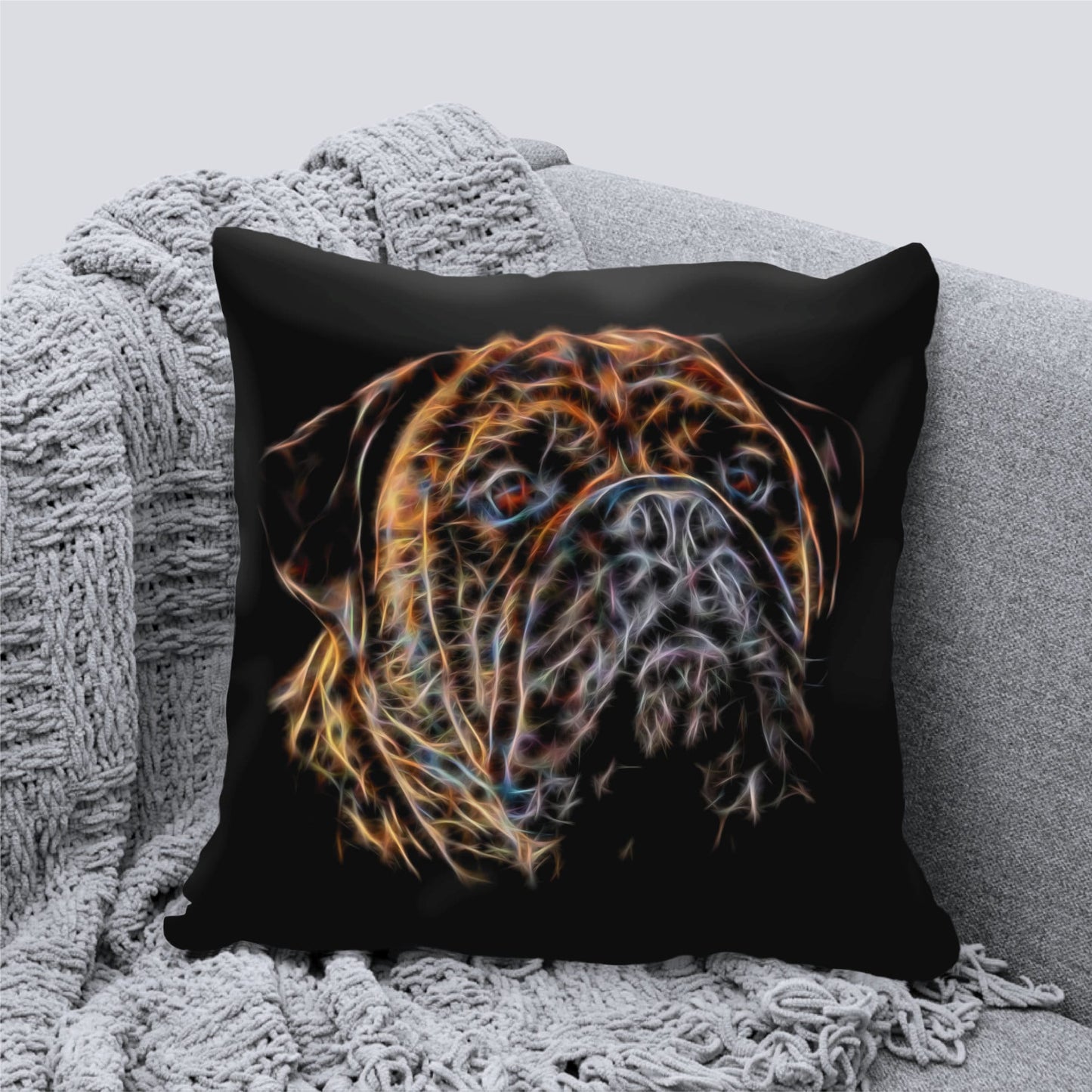 Brindle Bullmastiff Cushion