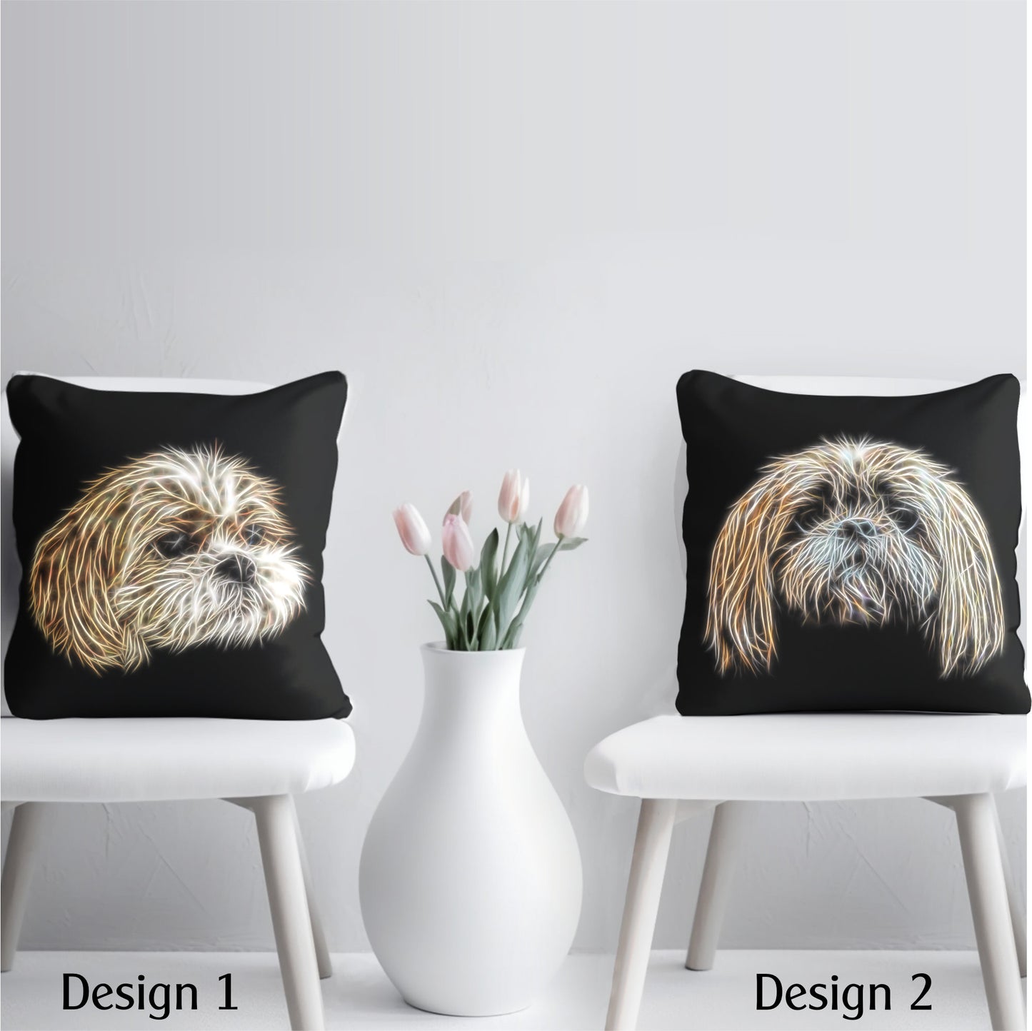Gold Shih Tzu Cushion and Insert