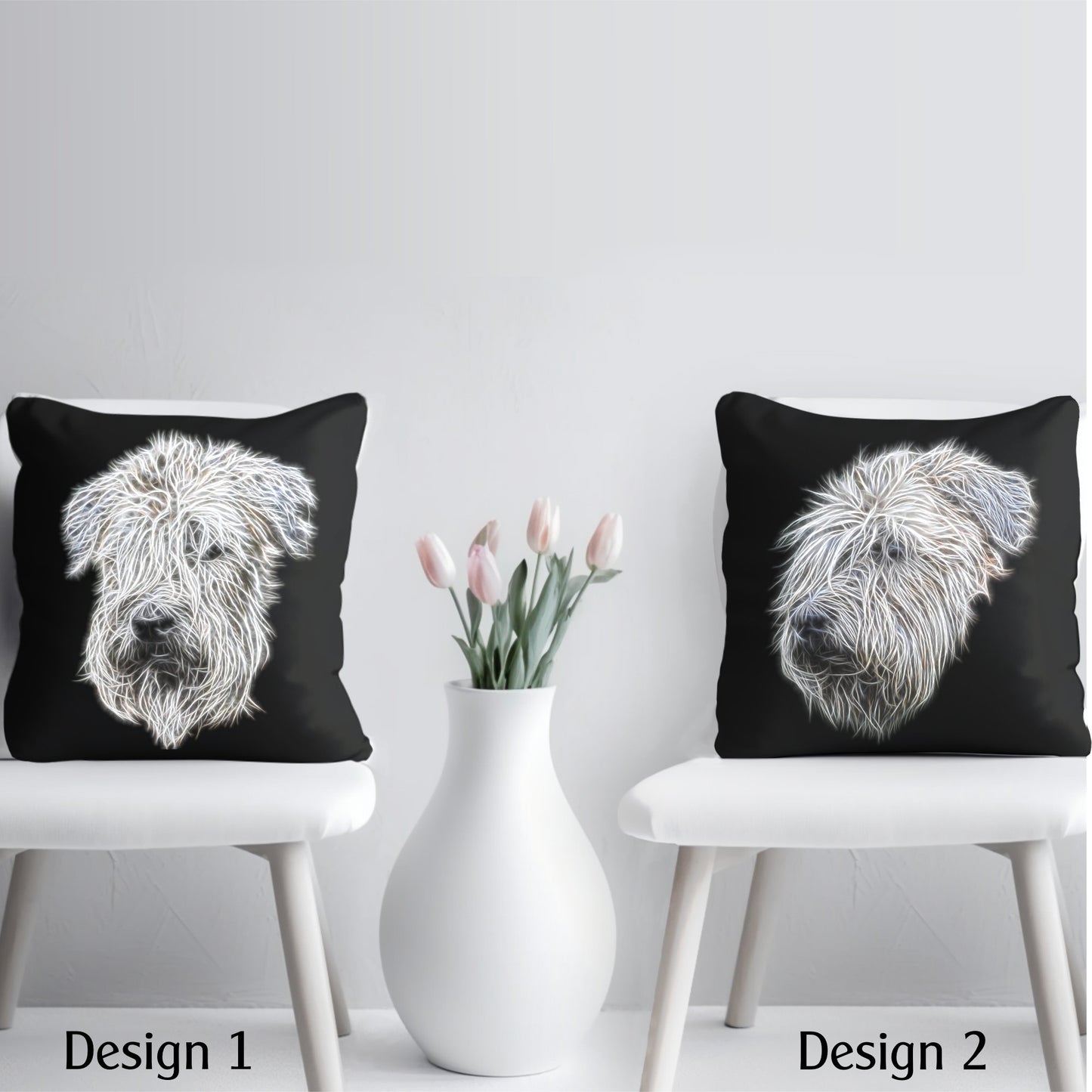 WHEATON TERRIER CUSHION PILLOW
