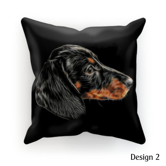 Black and Tan Dachshund Cushion