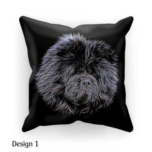 Black Chow Chow Cushion