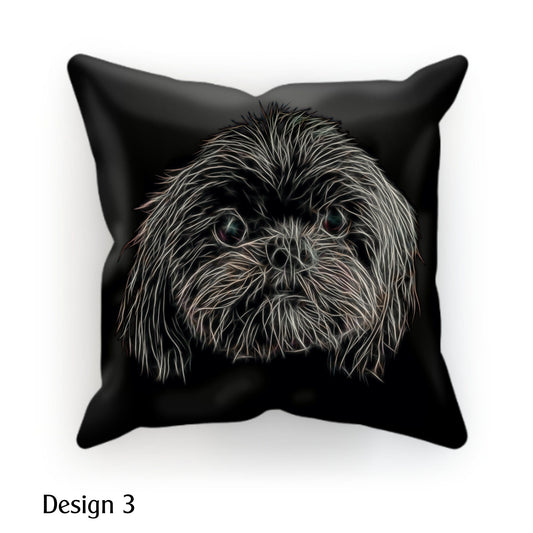 Black Shih Tzu Cushion