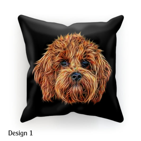 Red Cavapoo Cushion