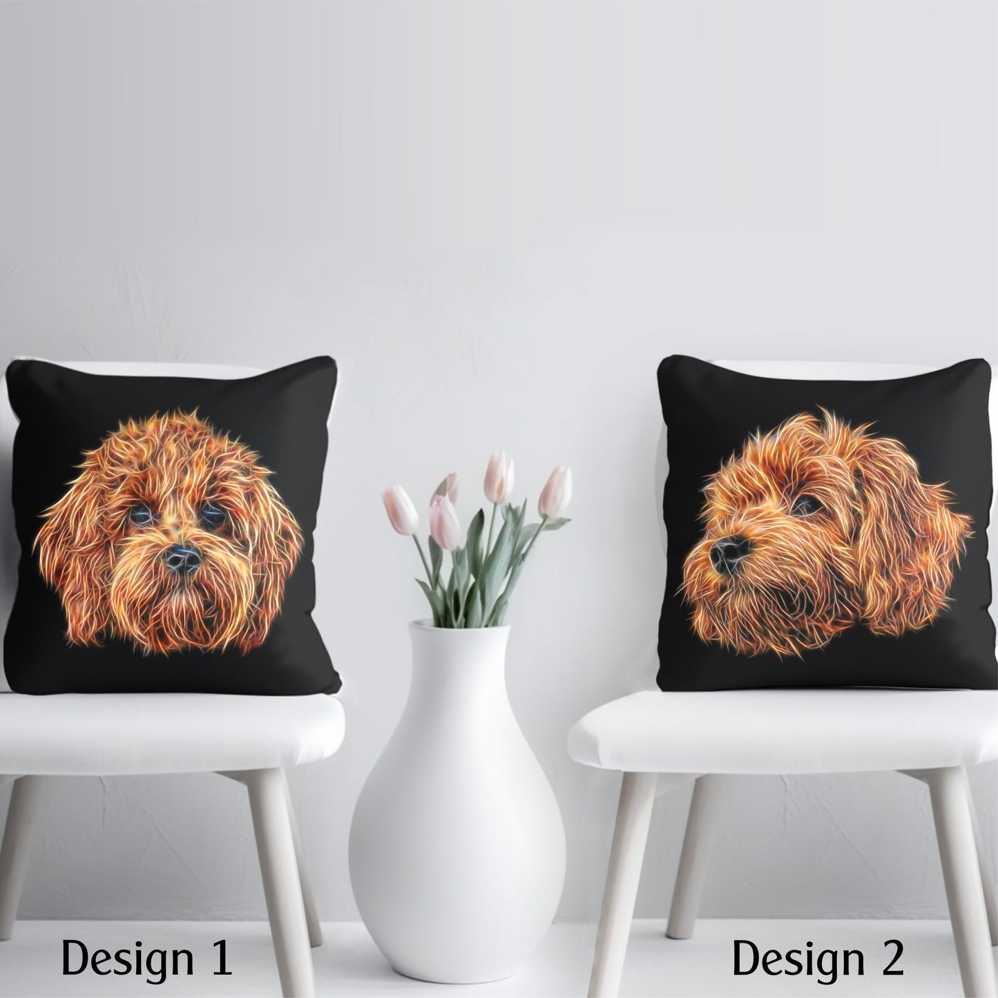 Red Cavapoo Cushions