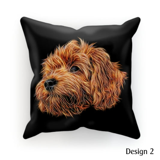 Red Cavapoo Cushion