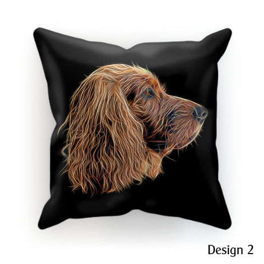 Red English Cocker Spaniel Cushion