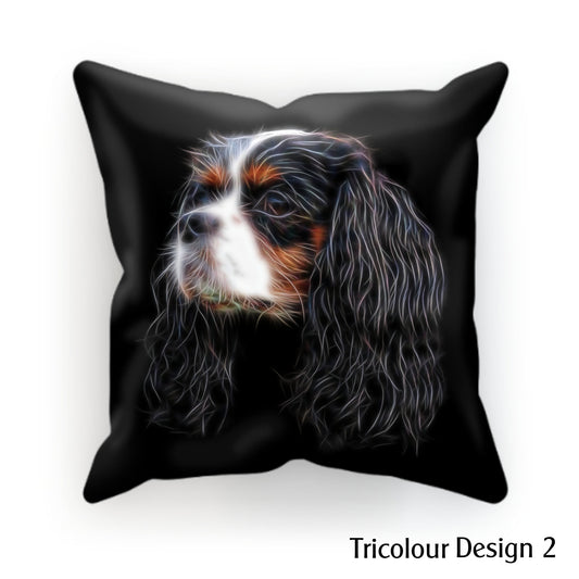 Tricolour King Charles Spaniel Cushion