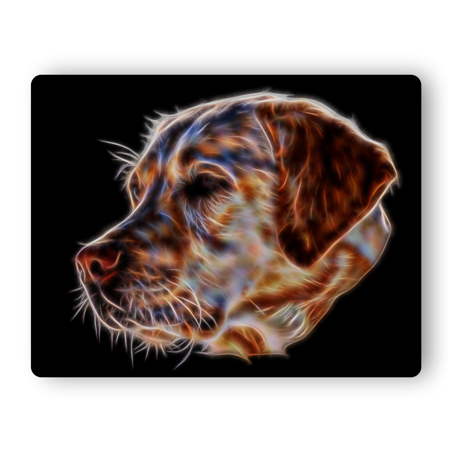 Yellow Labrador Metal Wall Plaque