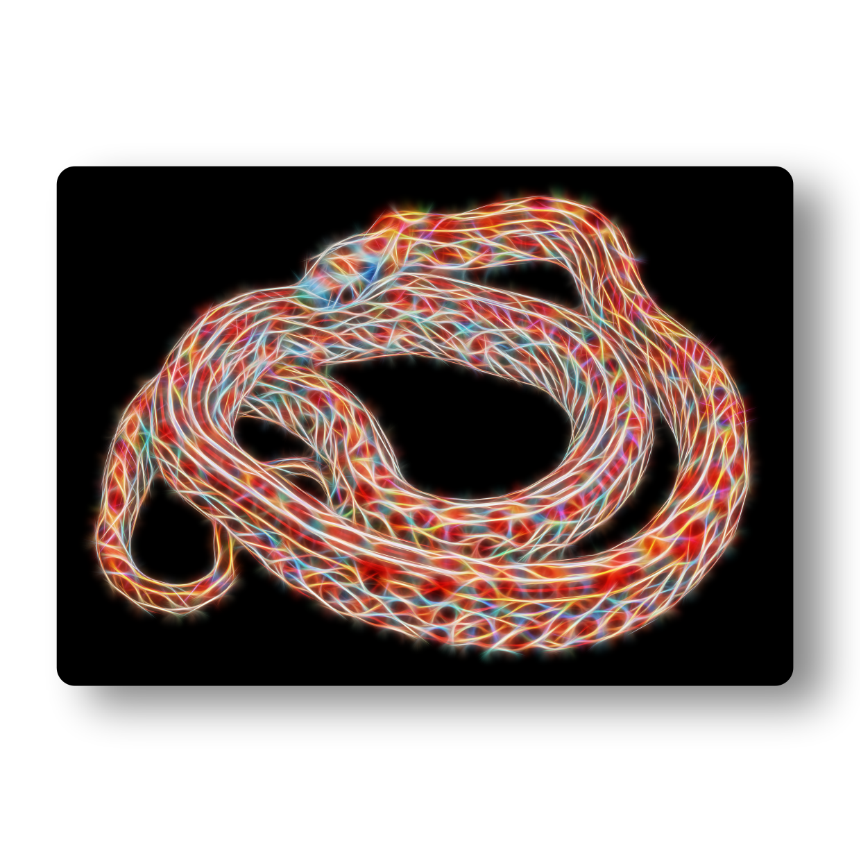 Milk Snake Metal Wall Plaque