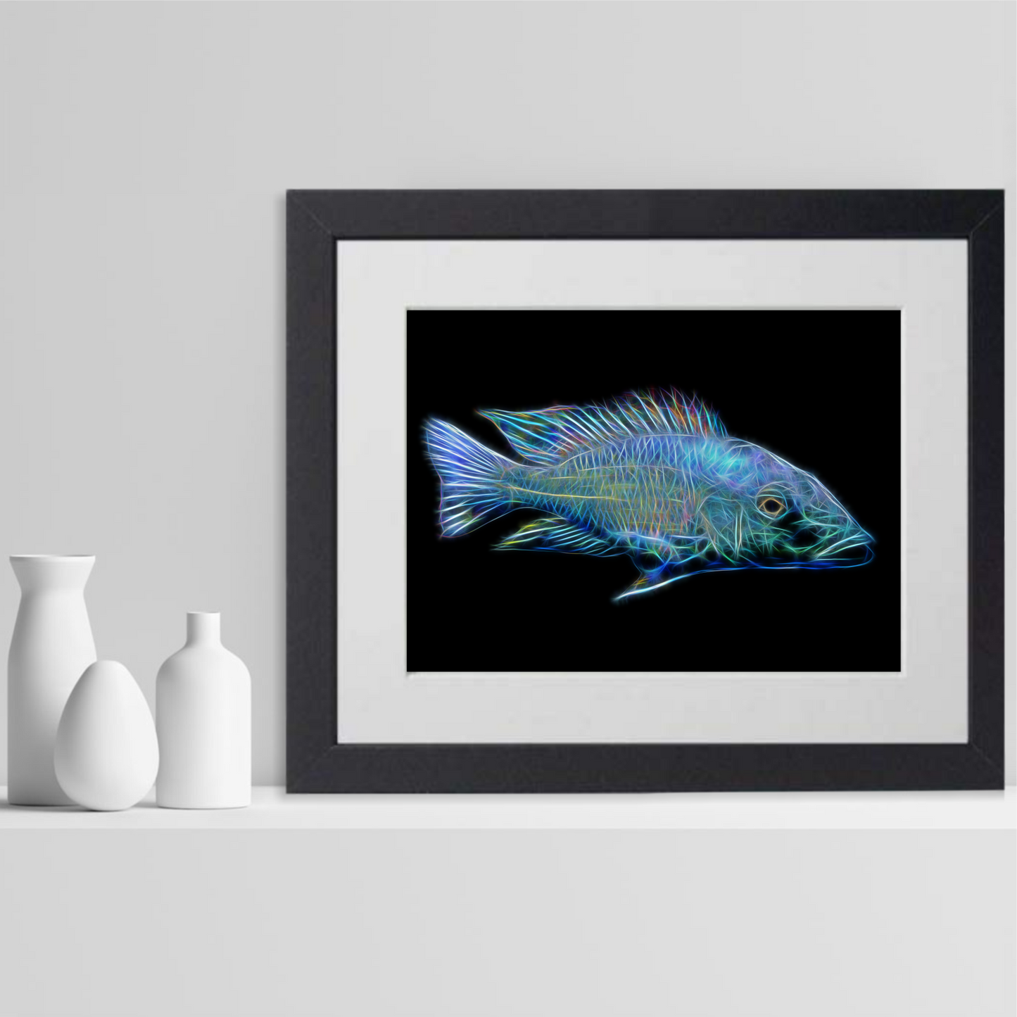 Rostratus Cichlid Print Fossorochromis rostratus