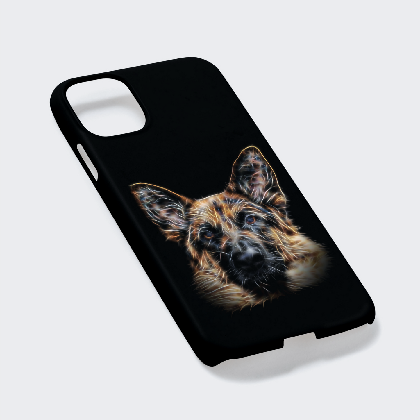 Black and Tan German Shepherd Dog Phone Case. For iPhone or Samsung, Including iPhone 14 and Galaxy S22