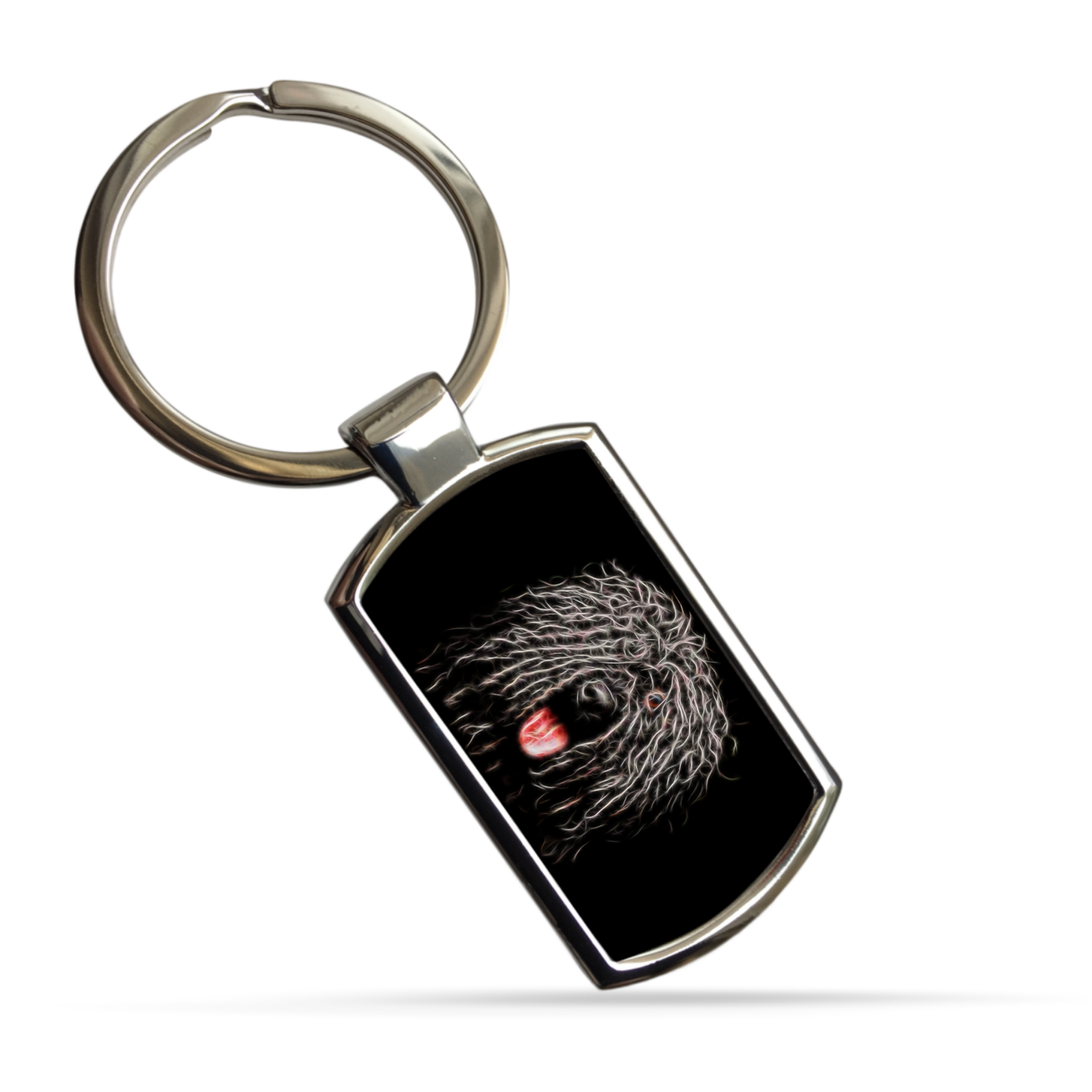 Puli Metal Rectangle Keyring