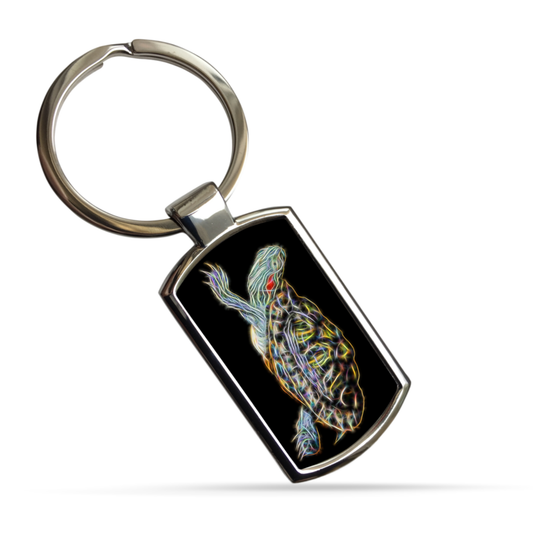 Reptile Metal Rectangle Keyrings