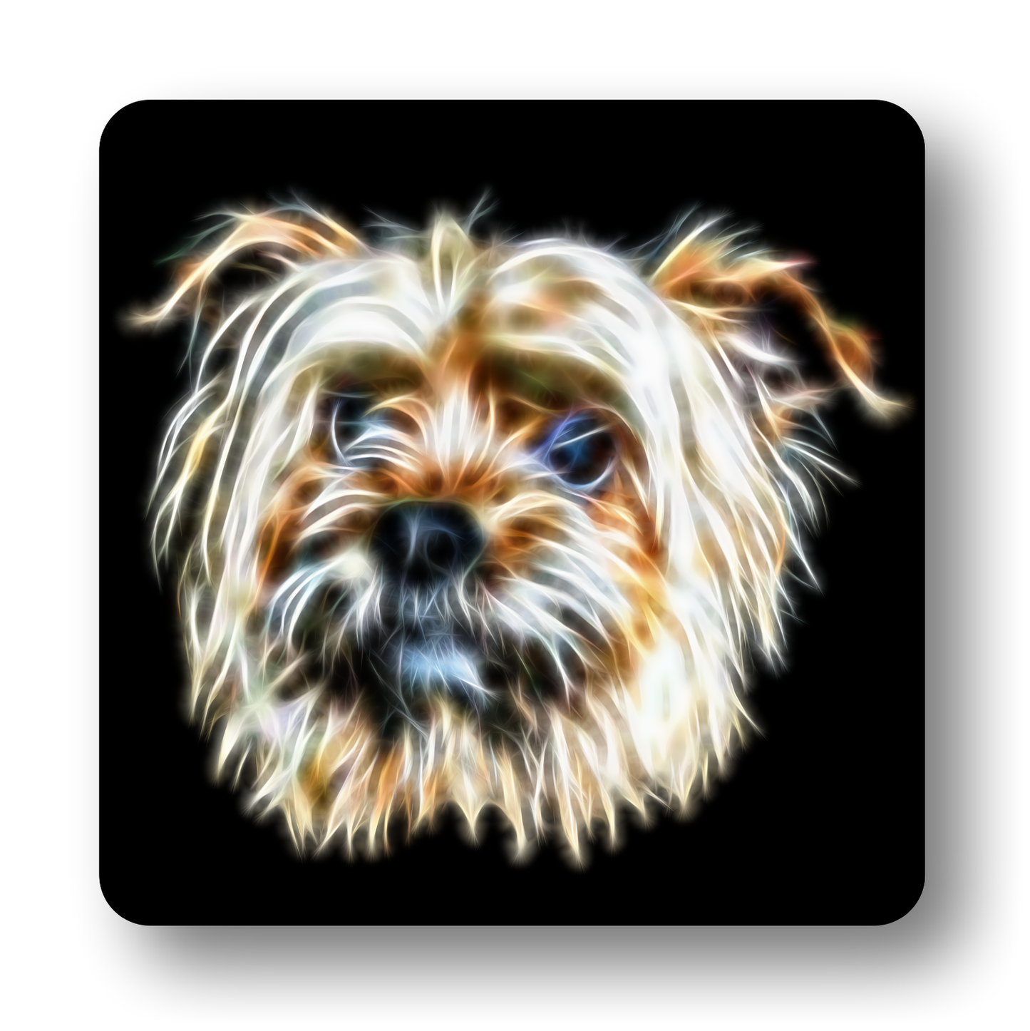 Shorkie Coaster Fractal Art Design
